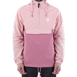The Hundreds Dell 2 Anorak Jacket Windbreaker Nylon Pink Streetwear Size Medium